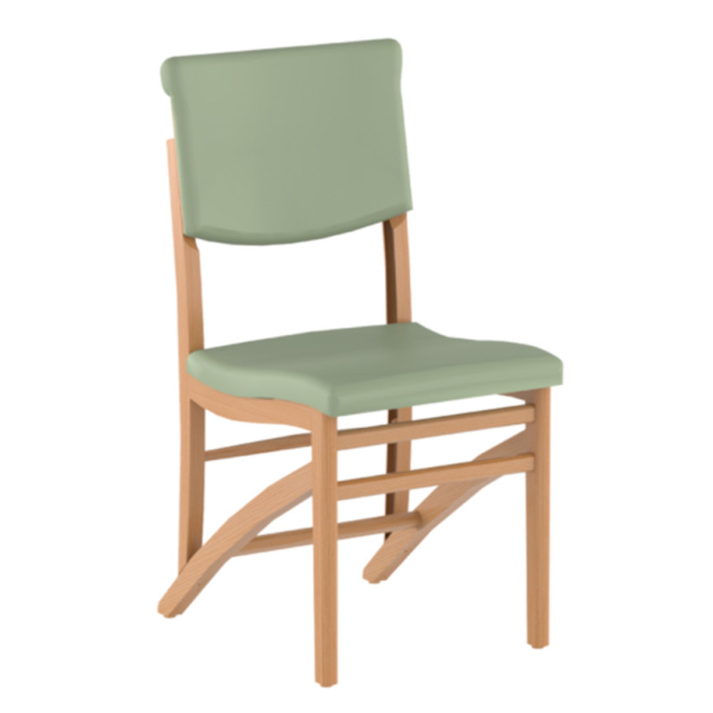 Chaise Mikado Easy Roll - Bouleau - 50,2 cm