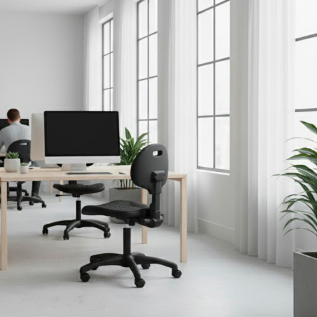 Chaise de bureau ergonomique à roulettes confortable