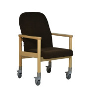 Chaise à roulettes...