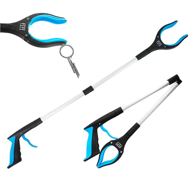 Pince de préhension pliable avec aimant - Noir - 83 cm