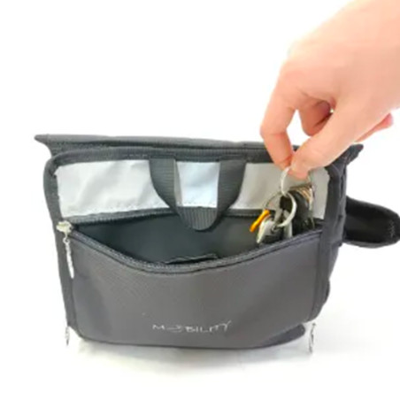 Sac de rangement pour fauteuil roulant