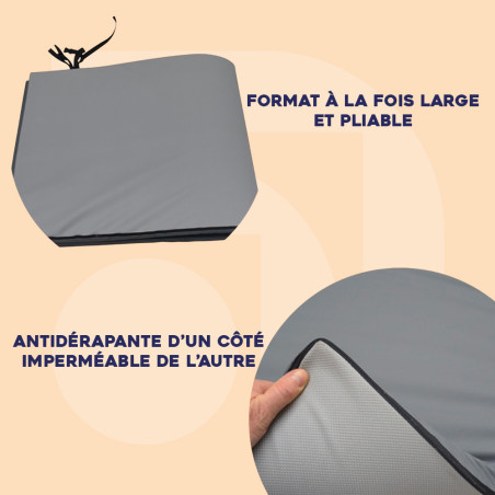 Tapis anti-chute de lit Alzheimer