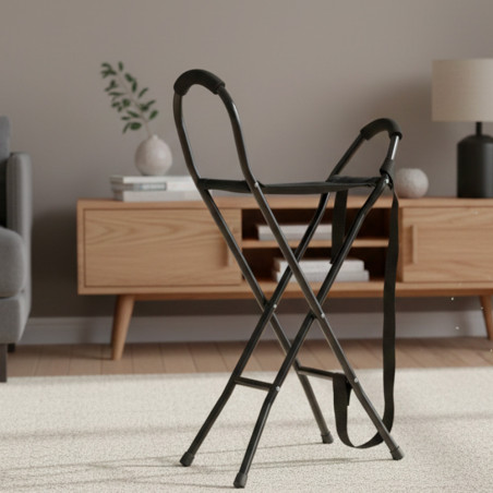 Canne siège assise tissu