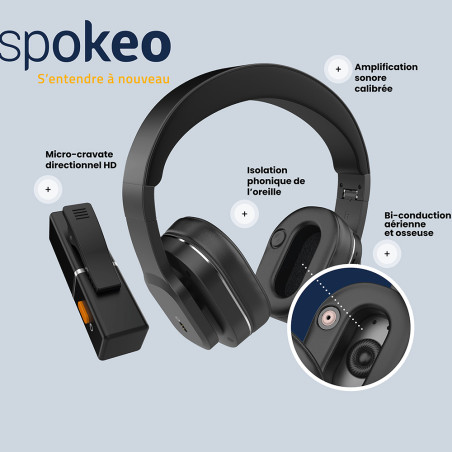 Assistant d'écoute pour seniors Spokéo