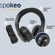 Assistant d'écoute pour seniors Spokéo