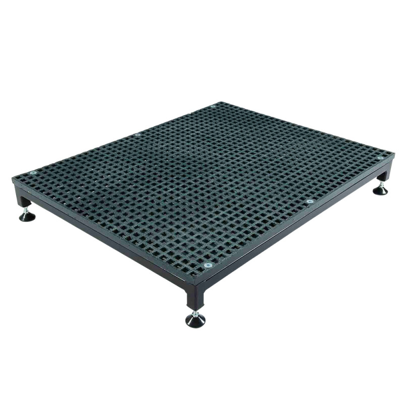 Plateforme à hauteur variable pour rampe d'accès PMR - - Norme ERP - - Poids max supporté : - 800 kg