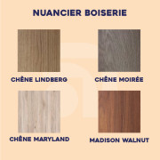 Lit double médicalisé Duo Divisys finition boiserie