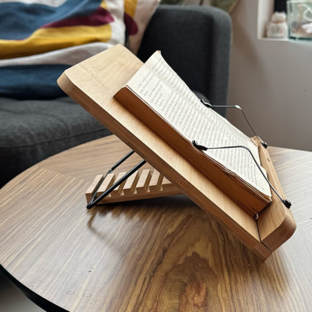 Support de lecture ergonomique inclinable