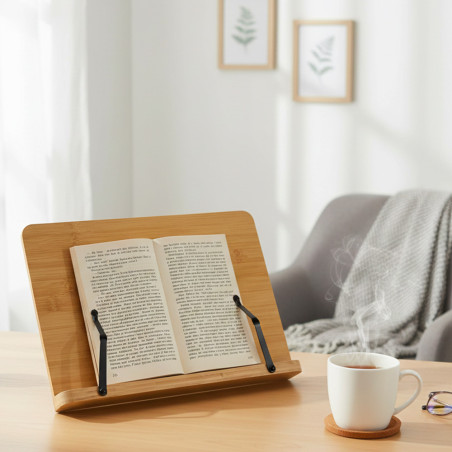 Support de lecture ergonomique inclinable
