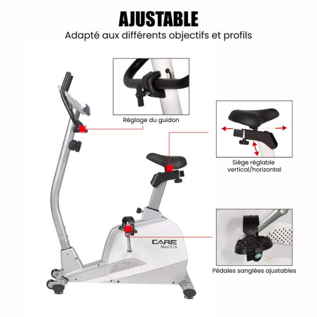 Vélo d'appartement MED 518 Care