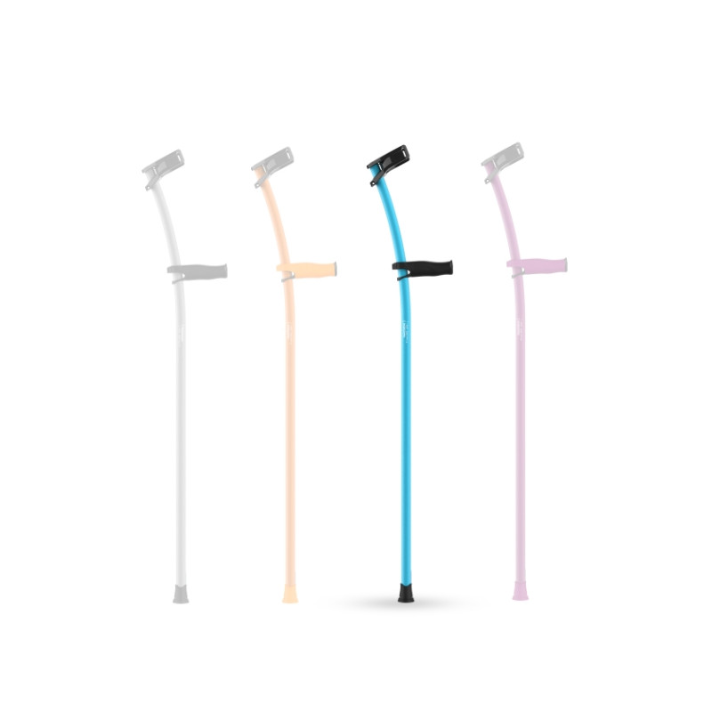 Canne anglaise INDESmed en aluminium - Taille : XL - Bleu - XL