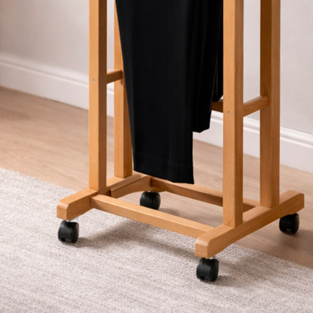 Valet de chambre à roulettes