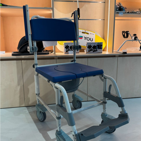 Chaise de douche Aston à roulettes - Reconditionné