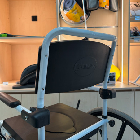 Fauteuil de douche Tarifa grandes roues - Reconditionné