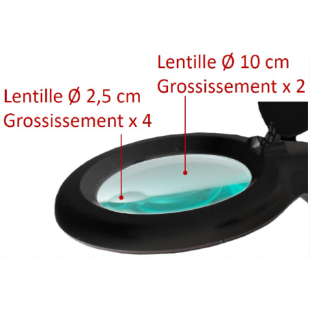 Lampe loupe de bureau