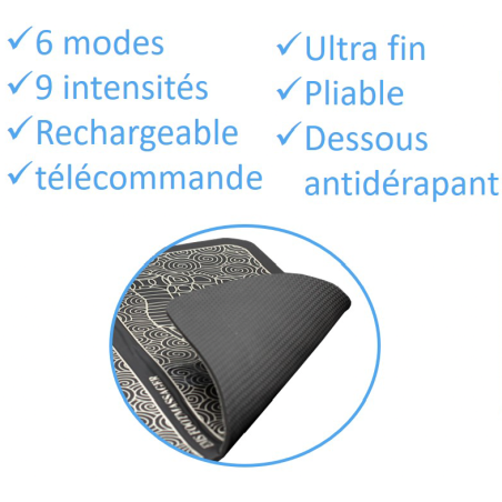 Tapis de massage par Électrostimulant - EMS Slim