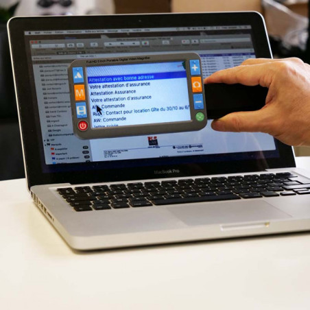 Loupe électronique portable Claudia HD 8 méga pixel