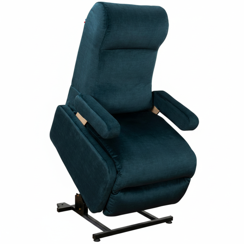 Fauteuil de repos manuel Althéa - Velours Saphir - 55 cm