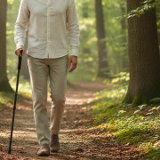 Canne - bâton de marche ultra leger antichoc Aplos