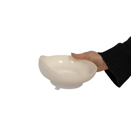 Assiette à rebord sur ventouse