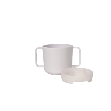 Gobelet double anse avec bec verseur