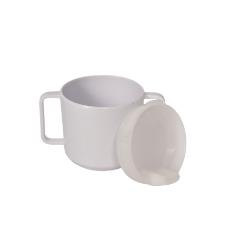 Gobelet double anse avec bec verseur