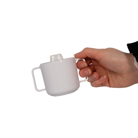 Gobelet double anse avec bec verseur