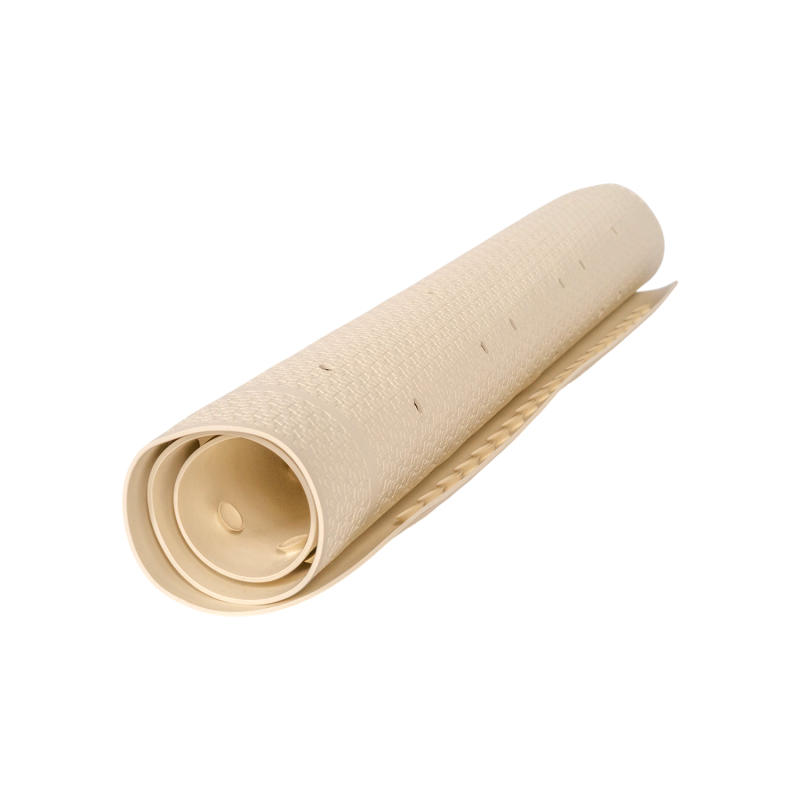 Tapis de Douche Antidérapant Beige PVC 53 x 52,5 x 1 cm (6 Unités