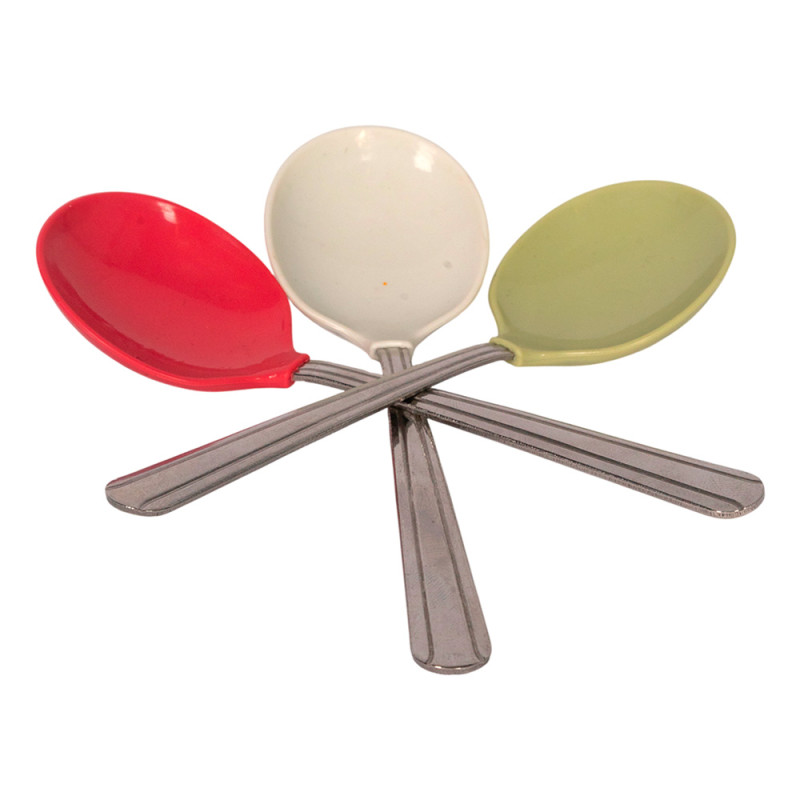 Cuillère embout silicone Plastisol - Vert - 14 cm