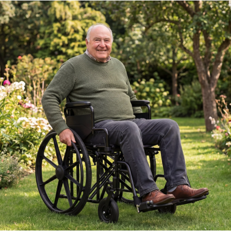 Fauteuil roulant bariatrique manuel XL