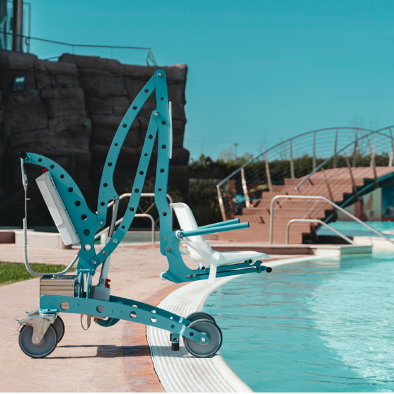 Elévateur mobile pour piscine EcoPool - Bleu - 140 kg