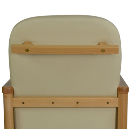 Chaise à roulettes ergonomique d'intérieur avec frein centralisé Lubeck