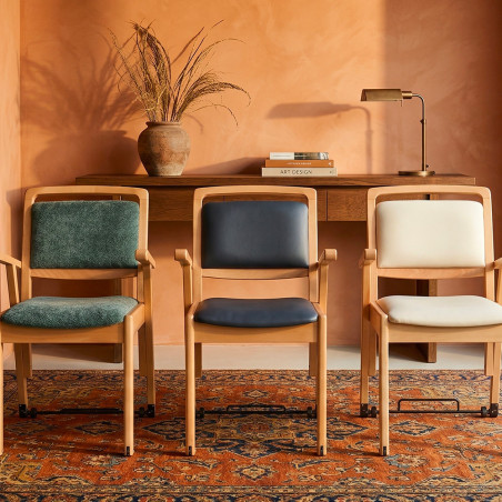 La chaise bridge avec roulette de déplacement Nestor