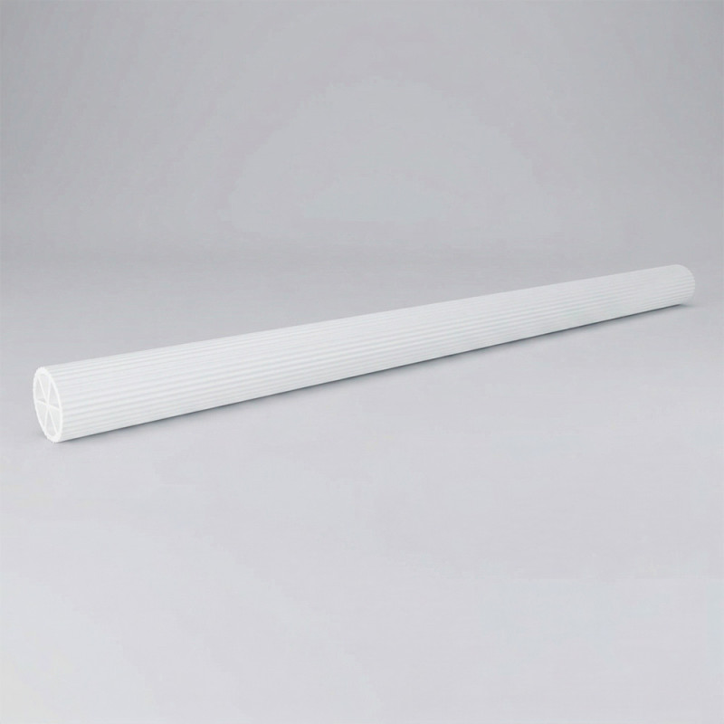 Main courante en plastique sur mesure - Blanc - 120 kg