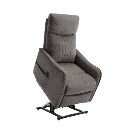 Fauteuil releveur 2 moteurs tissu Sacha