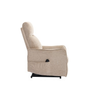 Fauteuil releveur 2 moteurs tissu