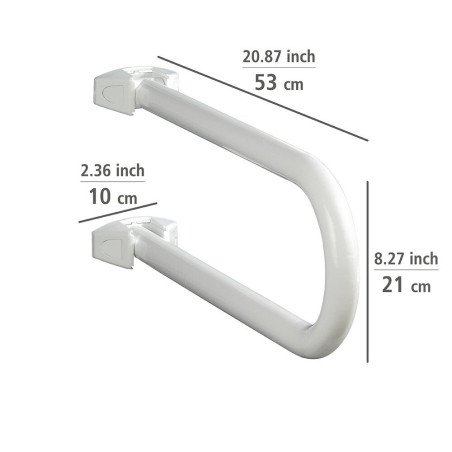 Barre d'appui relevable WC