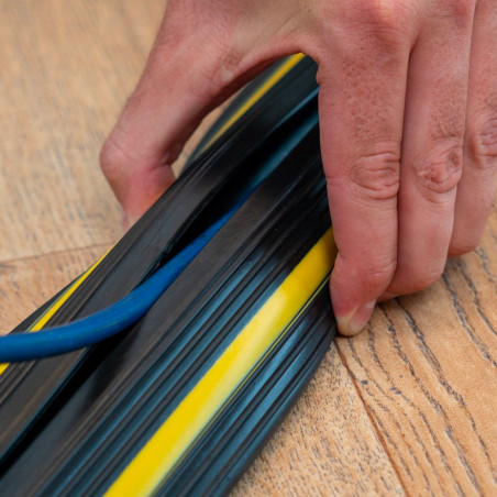 Couvre-câbles de sécurité noir - capacité 2000kg