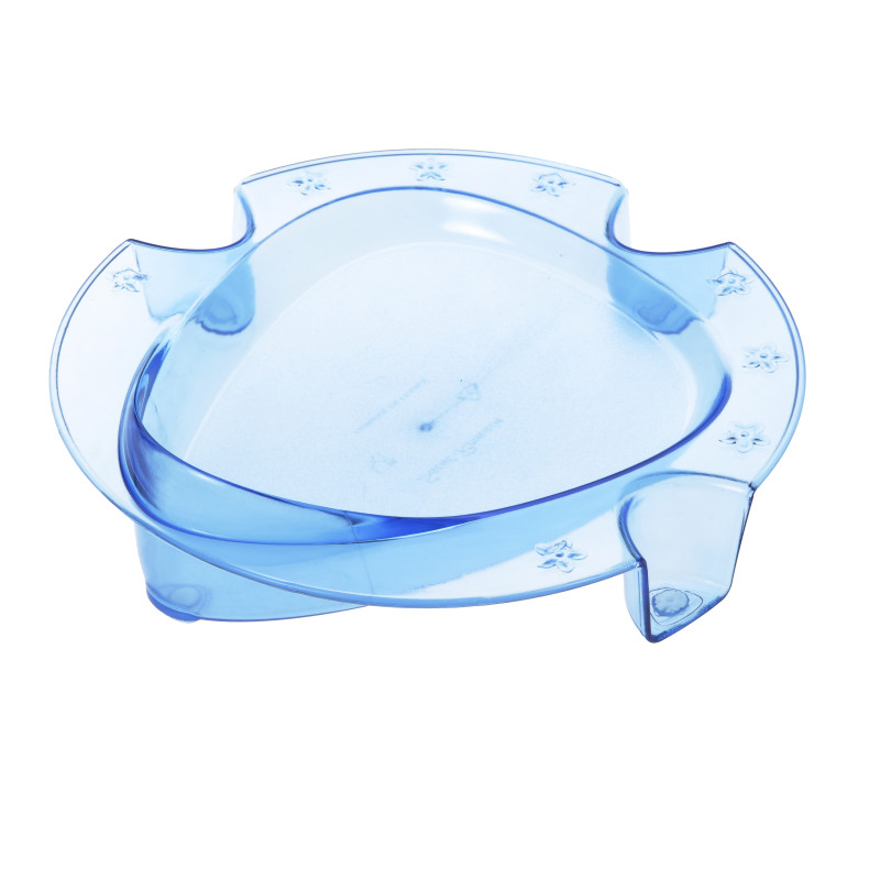 Assiette antidérapante Saint Romain - Bleu - 3,7 cm