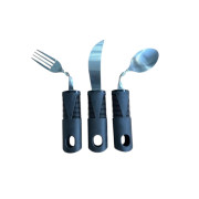 Set de 3 couverts gros manches pliables éco