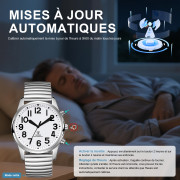 Montre parlante mixte pour malvoyant radio pilotée