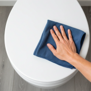 Réhausseur de WC avec abattant en duroplast 7,5cm