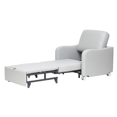 Chauffeuse convertible en couchage avec roulettes