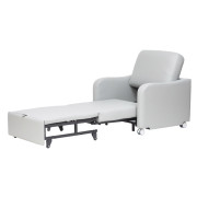 Chauffeuse convertible en couchage avec roulettes