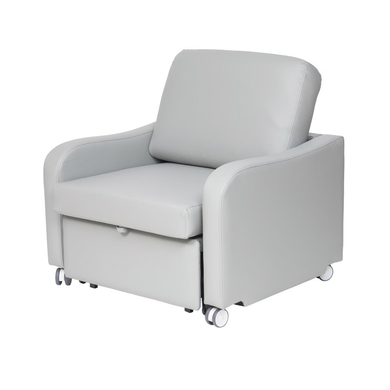 Chauffeuse convertible en couchage avec roulettes - 91 cm