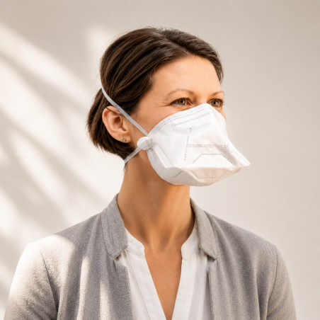 Masque respiratoire jetable FFP3 - Boîte de 25