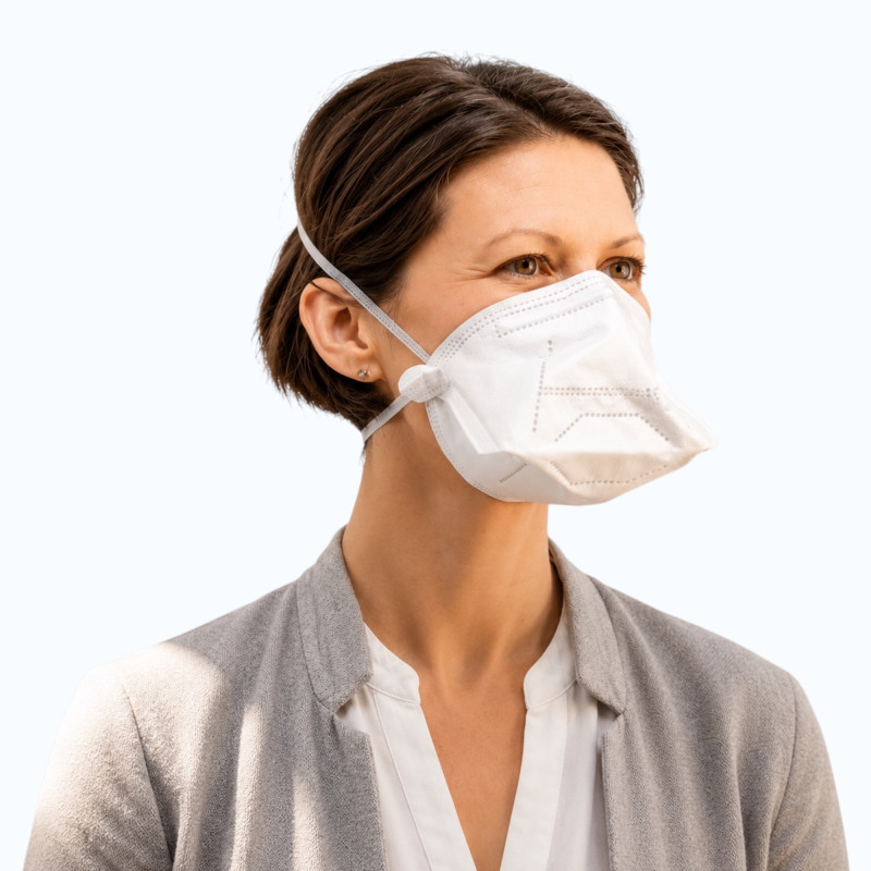 Masque respiratoire jetable FFP3 - Boîte de 25