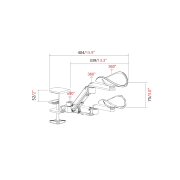 Support ergonomique avant bras Ergo B