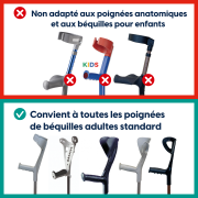 Lot de 2 housses aimantées pour poignées de béquille MySleeve