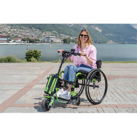 Roue motorisée pour fauteuil roulant manuel ECO Travel - REHASENSE
